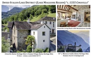 Historic real estate listing for sale in Soazza (GR) Switzerland 6562, NY